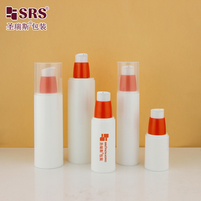 15ml 30ml 50ml Custom Color Lotion Hair Essence Serum Kosmetik Mewah Botol Pompa Tanpa Udara
