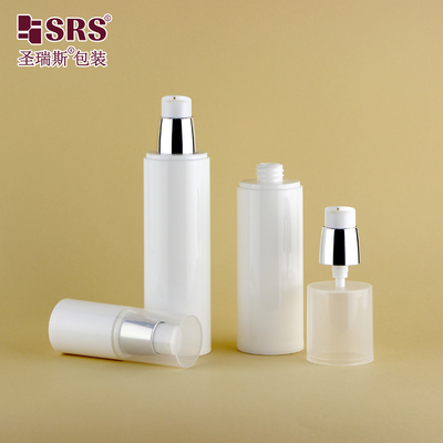 15ml 50ml PP PCR Botol Kosong Daur Ulang Grosir Disesuaikan Botol Pompa Tanpa Udara 30ml