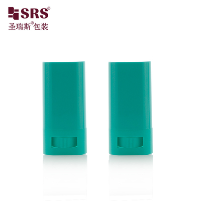 15ml 20ml kosong bentuk oval ukuran saku tabir surya Balm Stick Deodorant Container