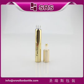 17mm diameter 15ml botol bola rol kaca untuk serum, minyak esensial, botol pena roller mewah