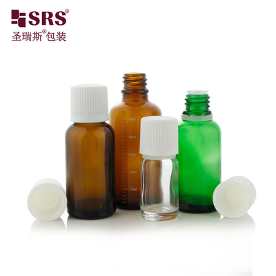 5ml 10ml 15ml 30ml 50ml 100ml 18/415 Botol Bola Rol Minyak Esensial Kaca Tutup Bukti Anak