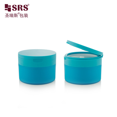120g 150g PP kosong PCR Injeksi Daur Ulang Warna Custom Flip Cap Body Butter Botol kosong