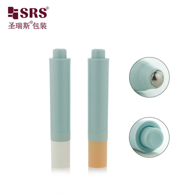 PP Daur Ulang Kosmetik Empty Packaging Airless Massage Applicator 10ml Roll On Bottle