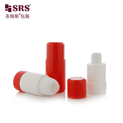 Disesuaikan yang bisa diganti Botol Roller Deodorant Gel Solid Color