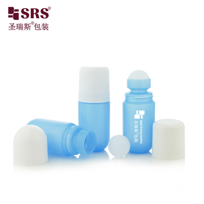 50ml Bottom Round Unik Bentuk PP Empty Gel Roll On Deodorant Stick Container