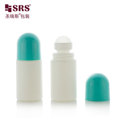 Bola PP berlubang Custom Solid Color PP Roller Deodorant Gel Grosir Roll On Bottle