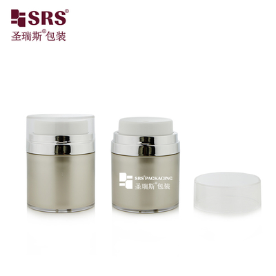 Luxury Empty Acrylic Double Wall Personalize Paint Color Face Cream Botol Plastik