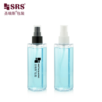 150ml Bentuk Unik Plastik Transparan Injeksi Custom Warna Semprot Pompa Botol PET Kosong