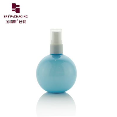 150ml Bentuk Bola Kosong PCR Plastik Fine Mist Pump Kemasan Parfum PET Sprayer Botol