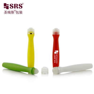 0.5 oz Plastik Kosong Bahan PETG Bentuk Radian Gel Rambut Roll On Botol Aplikasi