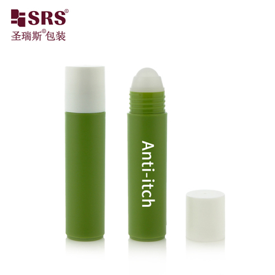 Plastik bahan makanan kelas Kosmetik kosong Roll On Botol 30ml Serum Rambut Dengan Rol Pijat