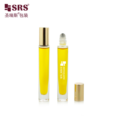 Botol Bola Roller Kaca Transparent Bentuk Bulat Perfume Roll-On Botol 10ml