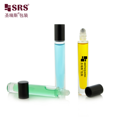 10ml Bentuk Bulat Kaca Kosong Clear Tepak Bottom Tidak Bocor Botol Rol Minyak Esensial