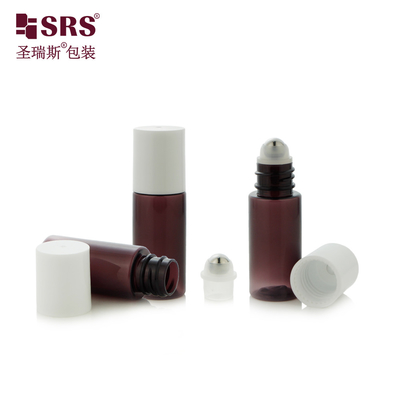 Injeksi Plastik Warna Nude Ukuran Saku Hembusan Botol Roll 15ml Cairan Anti Gatal Warna Solid Kustom
