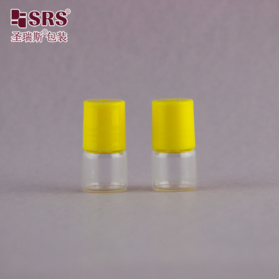 BLP-1ML Portabel Mini Ukuran Sampel Kemasan Rol Botol Kaca Transparan Kosong