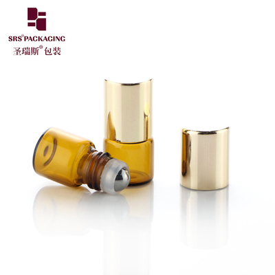 BLP-1ML Glass Roller Applicator Cylindrical Roll-On Bottle untuk penyimpanan yang elegan dan berkelanjutan