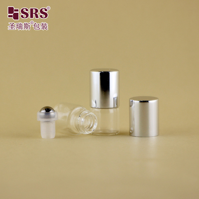 BLP-1ML Glass Tube Roll On Bottle dengan Dekorasi Lukisan Tersedia Tidak Ada Keuntungan Kebocoran