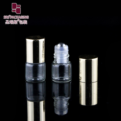 BLP-1ML Tabung Kaca Minyak Esensial Transparan Roll On Bottle awet dan nyaman untuk campuran DIY
