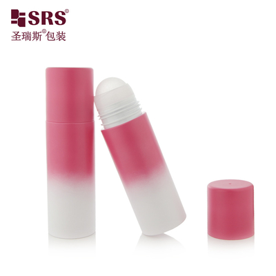 PET43 130ML 170ML Antiperspirant Gel Serum PET Roll On Bottle dengan Ball Holder Ramah lingkungan dan dapat disesuaikan