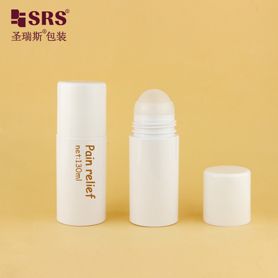 Bola Plastik Botol Plastik Roll-On Hijau Untuk Deodorant Gel Tahan Daur Ulang