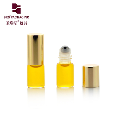 BLP-2MLml Glass Tube Roll On Bottle untuk Sampel Custom Roller Steel Ball Bottles untuk Minyak wangi