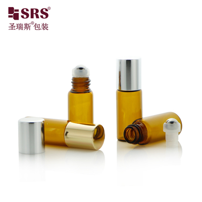 BLP-3ML Botol Roll-On Kaca Roller Minyak Esensial untuk Parfum Tanpa Kebocoran