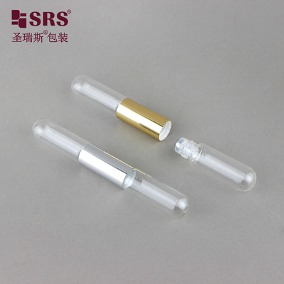 SGB2-5ml+5ml Aplikator Botol Bola Baja Rol Minyak Esensial Parfum Kosong Lucu Transparan