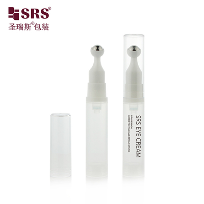 A0031 Injeksi Sesuaikan Warna Bulat Roll Airless Pada Botol Kemasan Kosmetik Pijat Mata Serum Penekan Botol