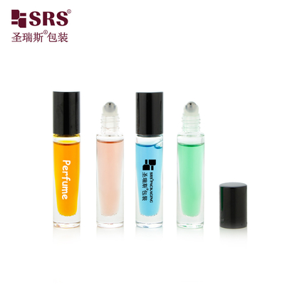 GB1-5ML Ukuran Perjalanan Pocket Cute Round Short Glass Roll On Bottle Untuk Kemasan Kosmetik Minyak Kuku