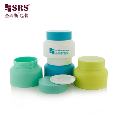 SRST-80g 100g PP PCR Daur Ulang Lukisan Dekorasi Kosmetik Cream Jar Container Packaging