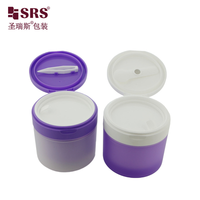 SRS1 120g 150g PP PCR Daur Ulang ramah lingkungan Plastik Gel Rambut Krim Tubuh Botol Kontainer Kemasan Dengan Pincer