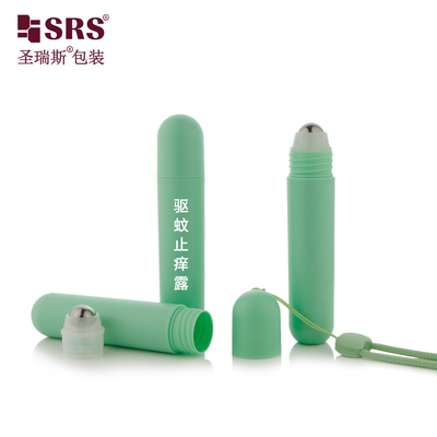 RPPG 25ml Bulat PP PCR Eco Friendly Roll On Bottle Untuk Antiperspirant Empty Skincare Packaging Pijat Dengan Bola Baja
