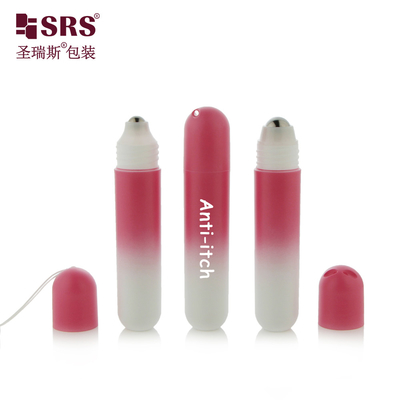 RPPG-25ML Lukisan Gradien Warna Kustom Matte Selesai Cairan Anti Gatal Tidak Ada Kebocoran Botol Roll-on Kemasan Kosong