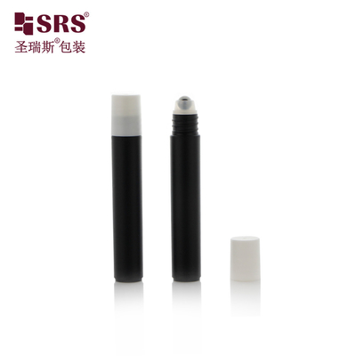 RPP-8ml Botol Rol Injeksi Frosted Hitam Disesuaikan untuk Pijat Gel Mata Plastik Aplikasi Injeksi Kemasan