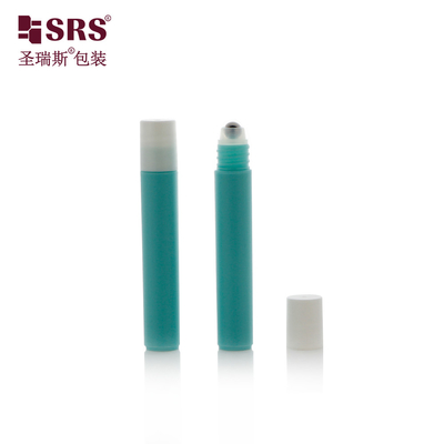 RPP Round Injection Custom Color Ball Applicator Plastik PP PCR Empty Roller Steel Ball Bottle untuk Serum