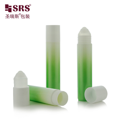 RPP-35ML Bentuk Bulat PP PCR Plastik Roll On Botol Bola Kecil Untuk Membersihkan Cairan Perlengkapan Perawatan Pribadi Aplikasi Tanpa Kebocoran