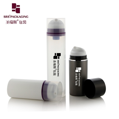 PA602 30ml 50ml 80ml 100ml 120ml 150ml 200ml PP Natural Clear Glossy Surface Matte Finished Tersedia Botol Lotion Tanpa Udara Tanpa Kebocoran