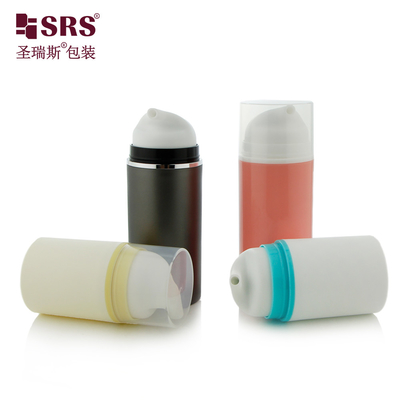 PA602 Snap On Type Round Glossy Matte Injection Customization Hair Serum Refresh Gel Plastik Ailrss Botol Pengemasan Shampoo