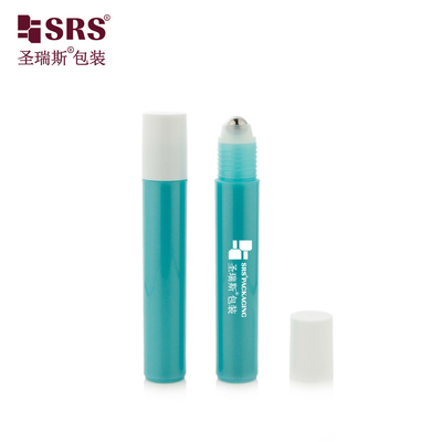 RPP-15ML Matte Finish Glossy In Mold PP PCR Eco-Friendly Plastic Roller Steel Ball Bottle With PP Screw Cap Untuk Antiperspirant
