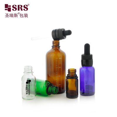 D008 Botol Cetakan Kaca Kehijauan dan Fungsi untuk Rambut Anda Esensi dengan Tutup Anti-Pengganggu CRC
