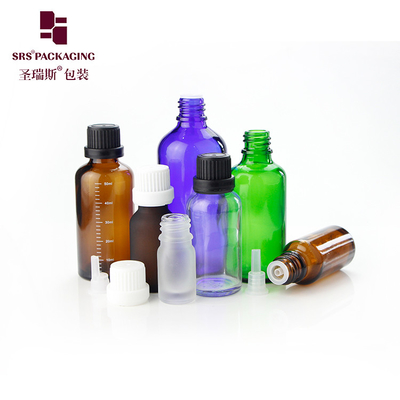 G002 Botol kaca tahan lama yang dilengkapi dengan tutup anti tamper untuk penggunaan minyak esensial profesional