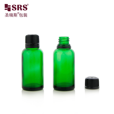 G003 Botol Kaca Transparan Berkualitas Tinggi Dengan Tutup yang Dapat Diandalkan Dengan Liner PE Untuk Minyak Esensial Premium