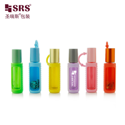 BLPM-10ML Luxury Empty Clear Glass Roll On Embalingan Botol Minyak Esensial Dengan Tutup Silikon