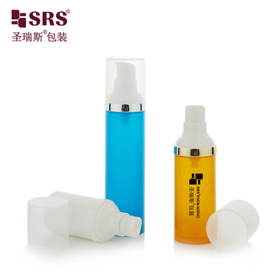 PA0205 15ml 30ml 50ml PP Ramah Lingkungan Sesuai Warna Airless Pump Lotion Foundation Liquid Bottle Packaging