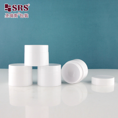 SGPS 5g 10g 15g 30g 50g 100g 120g 150g Putih Injeksi Glossy PP Jar Container Jumlah kecil Pemesanan Tersedia