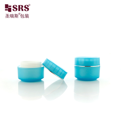 SRSI Cangkir Plastik Finish Matte Yang Cantik Kemasan PP Semi Translucent Ideal untuk Krim Mata Gel Wajah Perawatan Kulit Keindahan