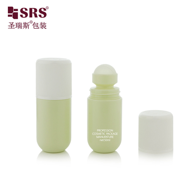 RPPA1-50ML Daur Ulang Mono Material PP Plastik CRC Child Resistant Cap Untuk Botol Bottom Round Antipersipirant Gel Kemasan