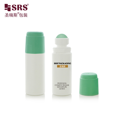 RPPDF-90ML Gaya Baru Custom Color Plastik Roller Ball Deodorant Antiperspirant Hair Essence Gel Botol Tanpa Kebocoran
