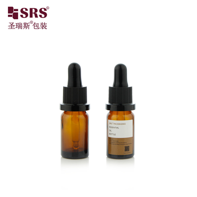 D012 Botol dropper kaca berwarna semi-transparan yang ekonomis untuk minyak wangi, perawatan kulit, kemasan serum tubuh