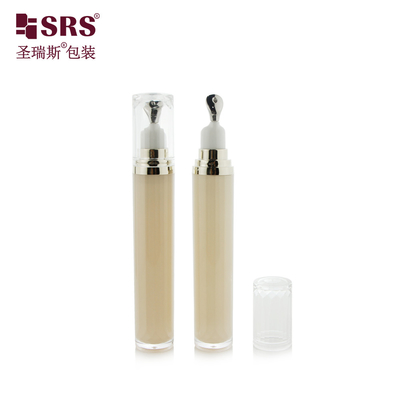 LR001-15ML Lukisan Warna Custom Luxury Clear Acrylic Eye Serum Botol Kemasan Kosmetik